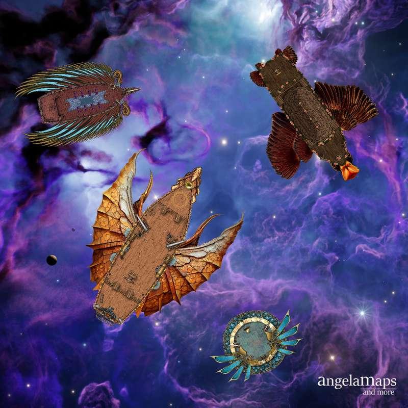 Just some crazy ships....