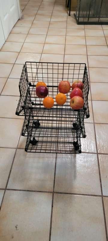 Some selfies and I put together this small metal shelf the f..