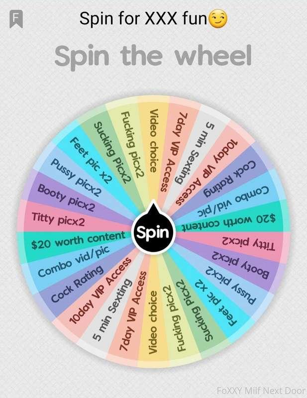 𝐋𝐄𝐓‘𝐒 𝐏𝐋𝐀𝐘 𝐀 𝐆𝐀𝐌𝐄! 😈 $5 for 1 spin, $8 for 2 spins or 3spins..