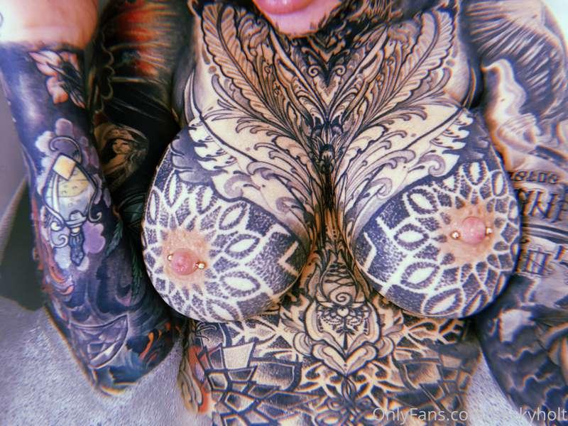 Got my nipple piercings back in