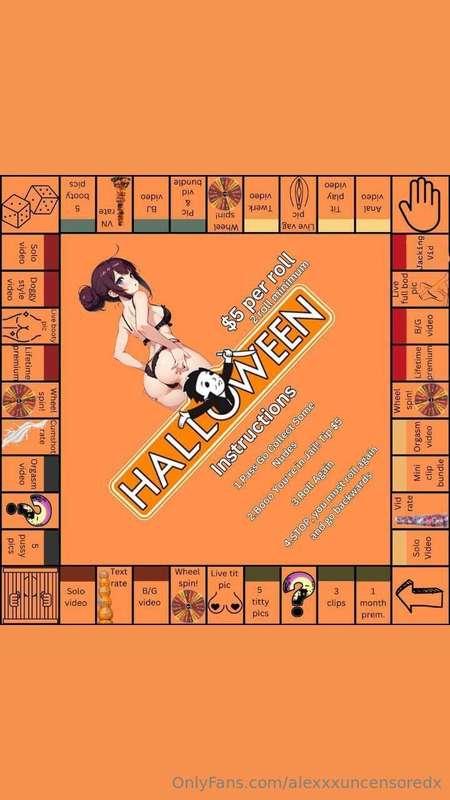 🎃 HALLOWEEN MONOPOLY 🎃💵 $5 Per Spin!👻 Huge prizes: customs, ..