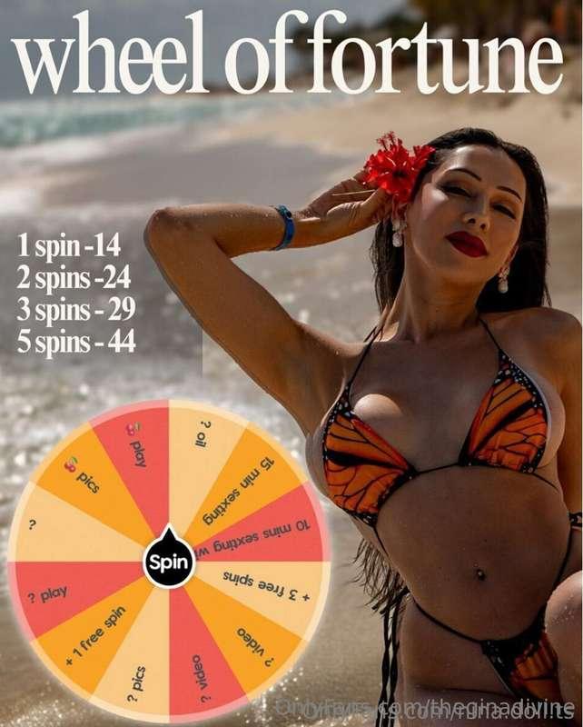 Spin, tease, win… 💖My friend’s wheel of fortune is packed wi..