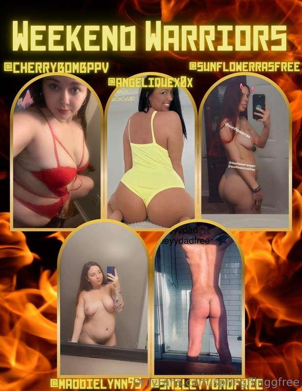 # WEEKEND WARRIORS 💪🏼 **1 round, 3 days, 5 competitors** Wil..