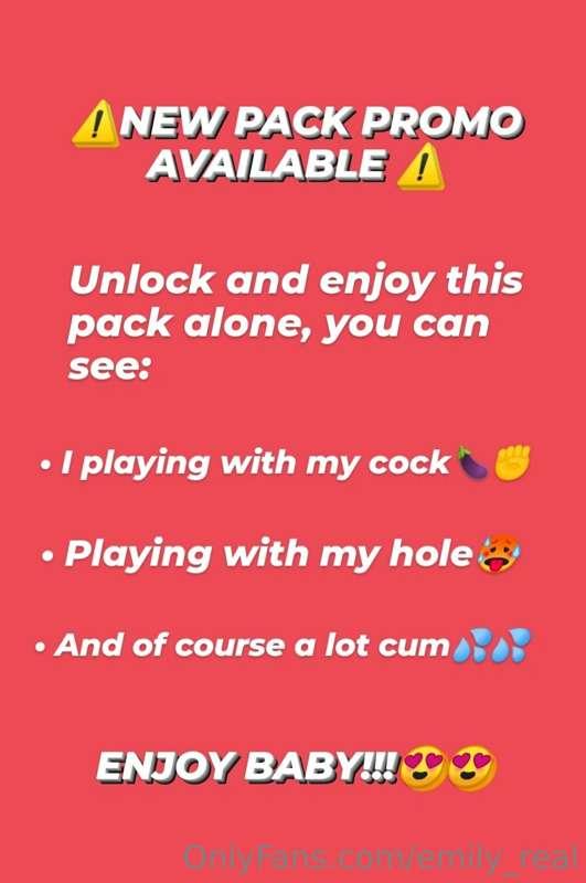 ⚠️⚠️⚠️NEW PROMO PACK⚠️⚠️⚠️

Baby 😍😍😍😍 enjoy this especial pa..
