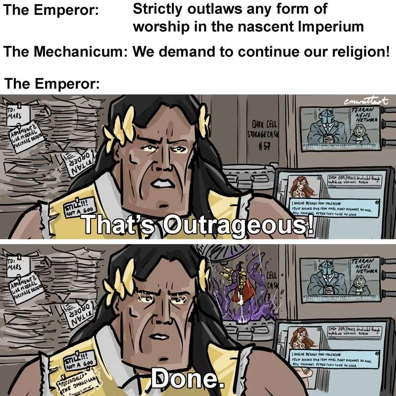 40k - "Expedient Beliefs"