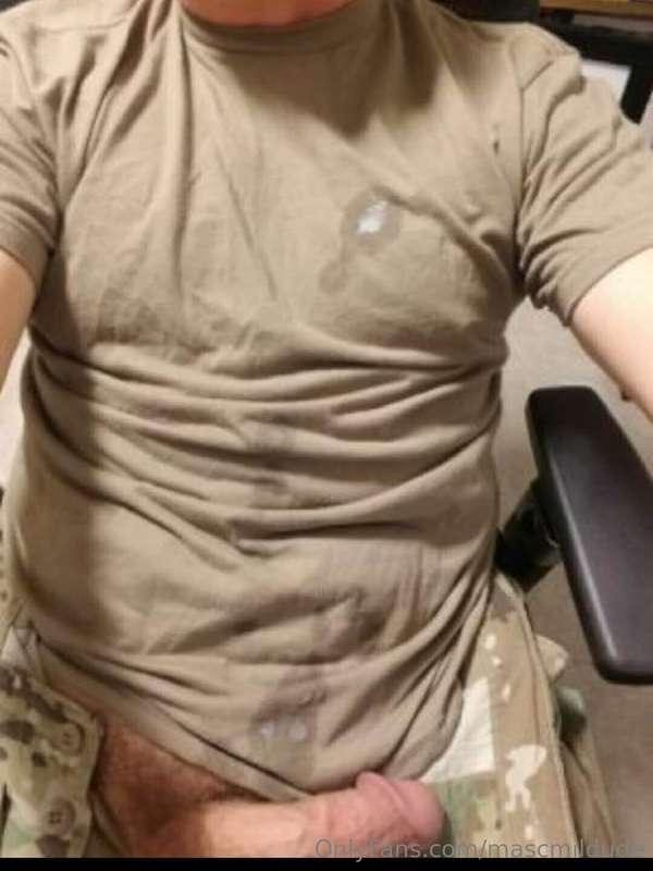 Cum shot while still in uniform. Would you like a taste?