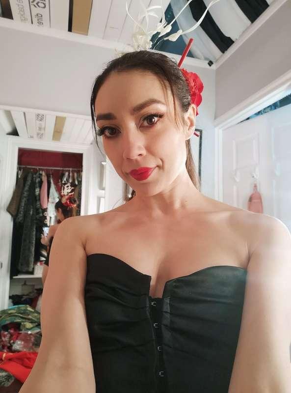I did my makeup a little differently to usual for my orienta..
