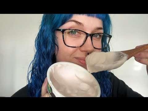 📣 EARLY ACCESS 📣 ASMR Strawberry Yogurt Eating Sounds & A Few Bits Of Granola 🍓