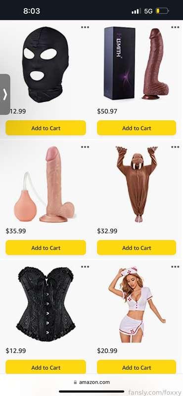 Want to help spice up my page? Buy something or tip for something off my wish list for a free custom with whatever you pick out. ❤️‍🔥


https://www.amazon.com/hz/wishlist/ls/1XQYBUV9NGRTU?ref_=wl_share
