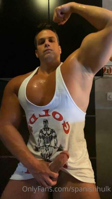 When you get home after the gym and your COCK is even HARDER..