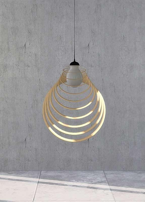 [KHD] Rica Wooden Pendant Lamp