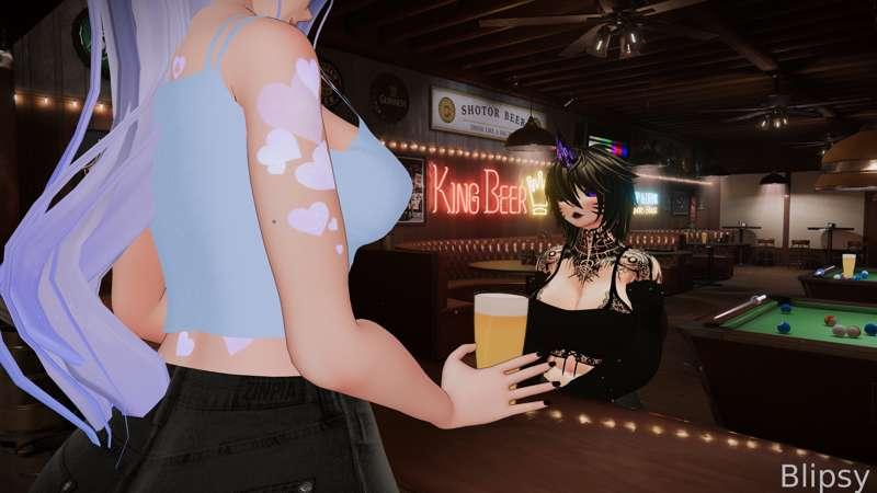 @VirtualElise visited the bar the other day, can you guess what we got up to?
#FYP #VR #ERP #lewd #thick