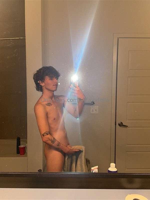 Naked, hard, and holding back just enough to drive you crazy..
