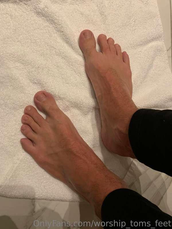 Spent all day on my feet again…. They need a good clean and ..