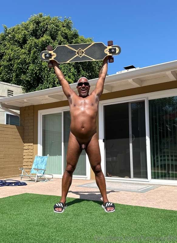 Let's go skateboarding...NAKED!!!