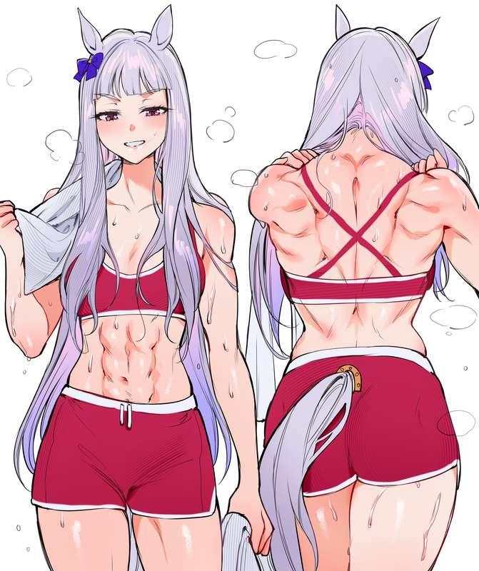 Gold Ship after training