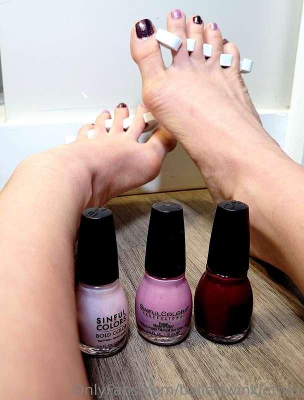 Time for some new toes!!!💅😁