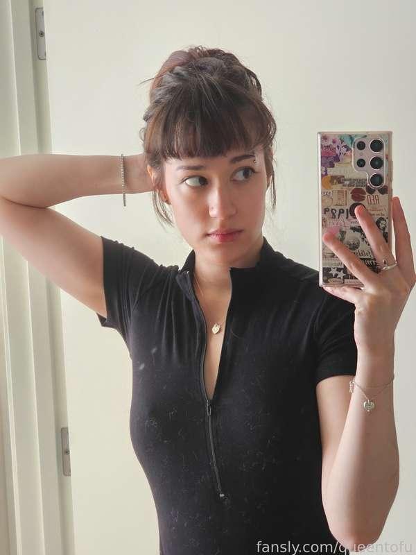 been loving this bodysuit recently, unlock to see what happens when i unzip it 🤐