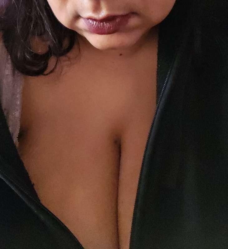 Peeking out from my hoodie