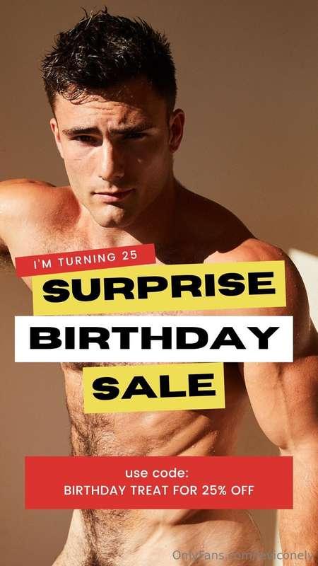 Surprise Birthday Sale: 🎈use code: 'BIRTHDAY TREAT' for 25% ..