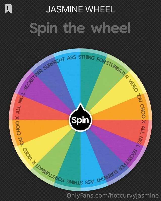 THE WHEEL GAME! I thought of doing something different, so I..