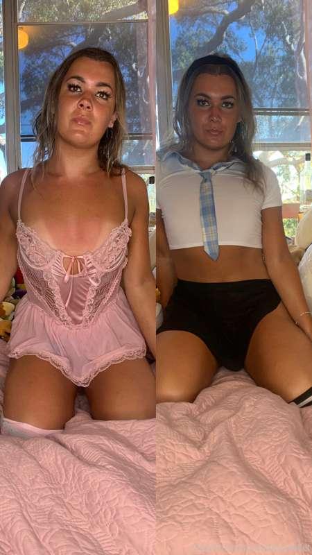 I’m about to go get fucked on camera for u guys, which outfi..