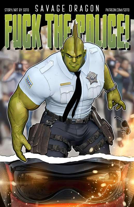 Savage Dragon Comic PAGE 02 (No Text)