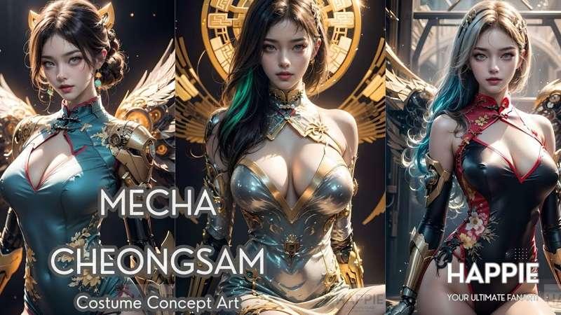 APRIL Free Album Mecha Cheongsam Costume Concept is ready!