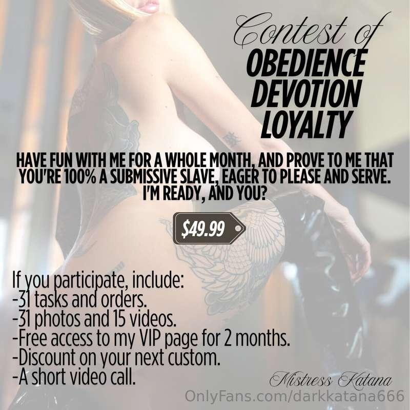 NEW MAY CONTEST! ❤️‍🔥Only for REAL SLAVES AND SUBMISSIVES❤️‍..