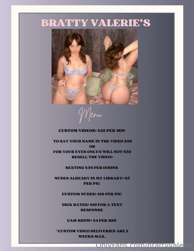 New and improved menu.