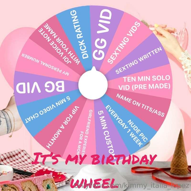 Every spin is a win! 
💦like vip week, video chat , girl girl..