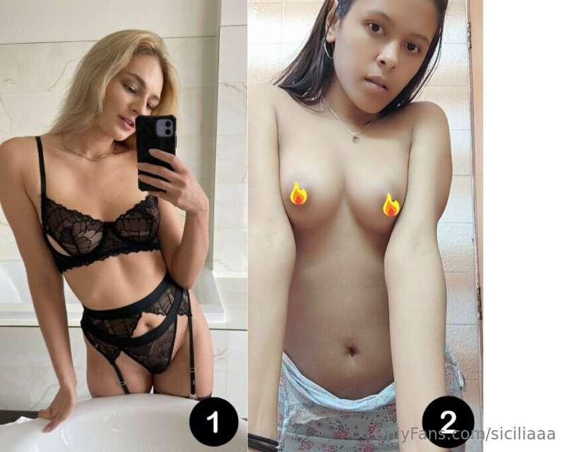 Blonde or brunette ? 💯 you can choose 🔞 Click on FREE TRIAL ..