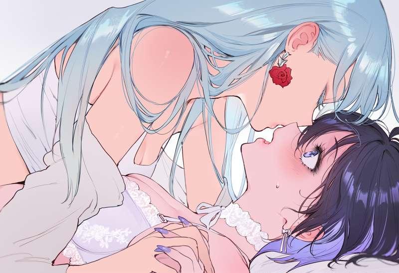 Fujun yuri kiss.png psd 