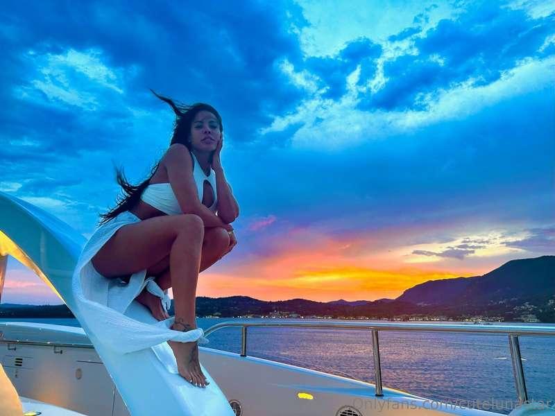 sunset candid 💘 I was made to be near the water, I love it