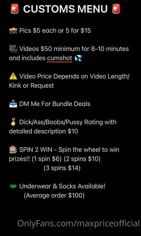 **MAIN MENU**

🚨 TIP BELOW & DM REQUEST🚨