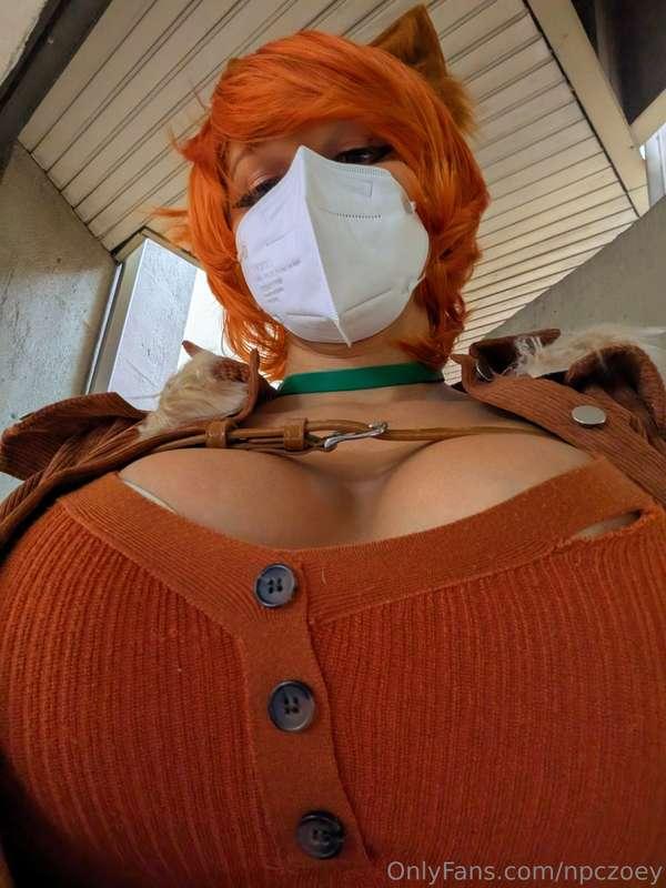 Slight costume malfunction 