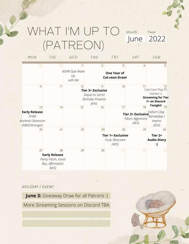 June Calendar!