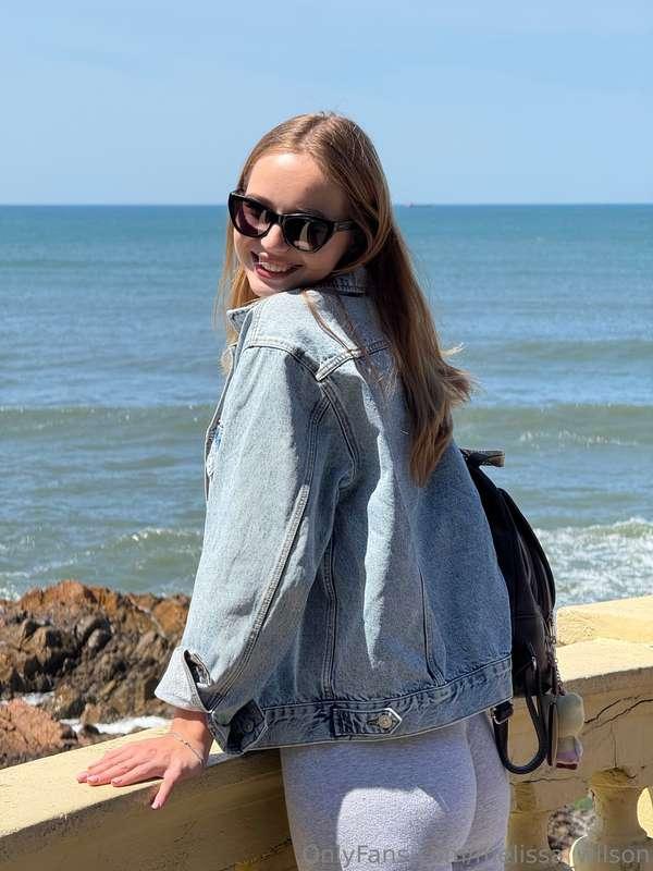 Sunglasses on, ocean behind me, and just the right amount of..
