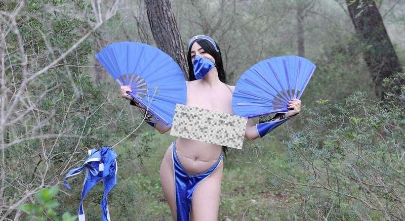 FAN.SLY ⚠️NUEVO / NEW 🔥VIDEO - COSPLAY KITANA (juego MORTAL ..