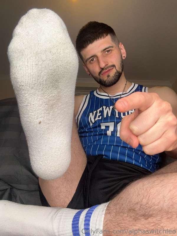Get sniffing my stinky socks 😈