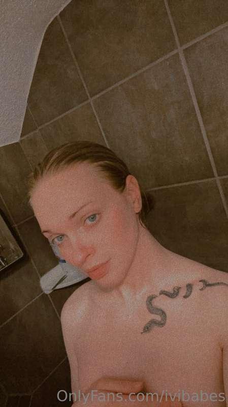Did you wanna hop in the shower with me? Okay but make sure ..