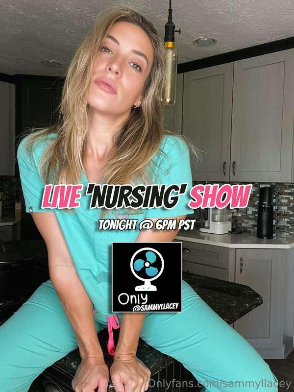 Join me tonight for my live show & **PANTIE RAFFLE**