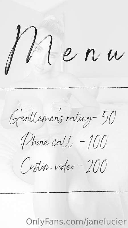 Here's the new menu! Reach out for details 🫶🏼