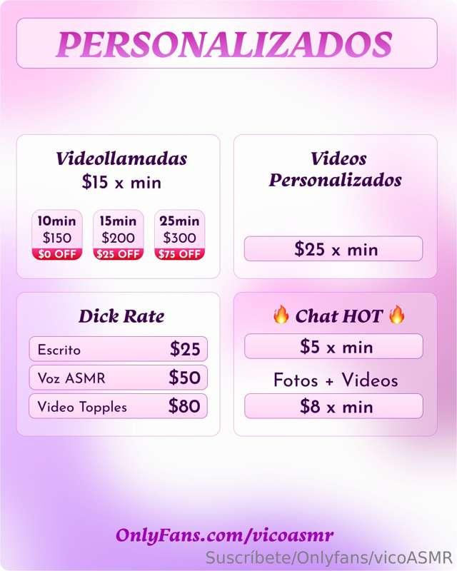 My New Custom Tip Menu :)I’m very happy because, by popular ..
