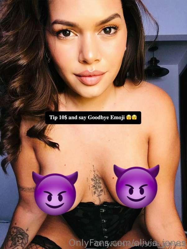 Tip 10$ and the emojis disappear 😈😈