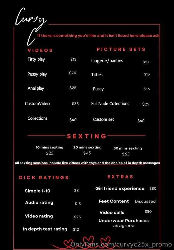 💥NEW MENU💥Back active and taking requests😉😈💦
