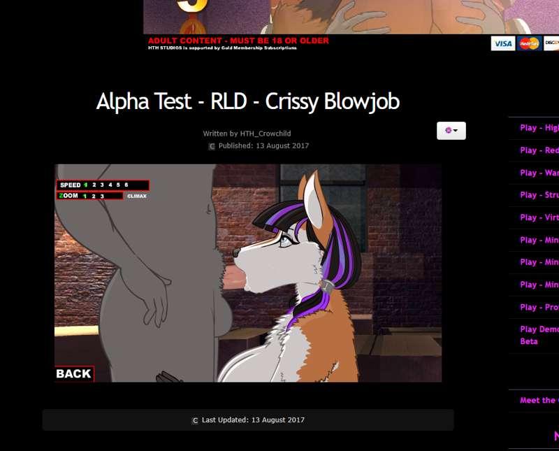 Alpha Test: RLD - Crissy Blowjob