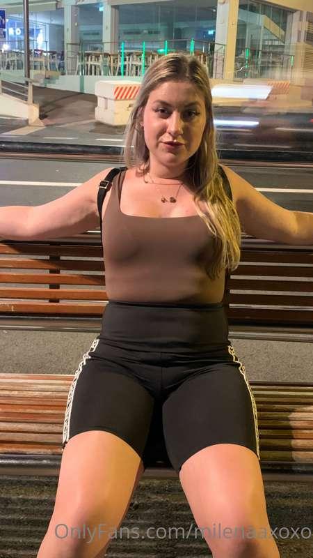Is This an Inappropriate Pose to Take a Rest on a Public Ben..