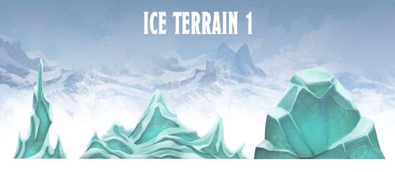 [Environment Props] Ice Terrain 1