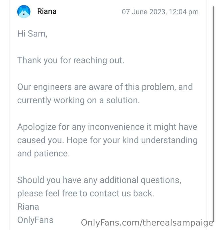 Missing vids from me lately?? Apparently OF is aware of the ..